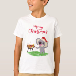 Camiseta Navidades australianos se divierten con Koala disf