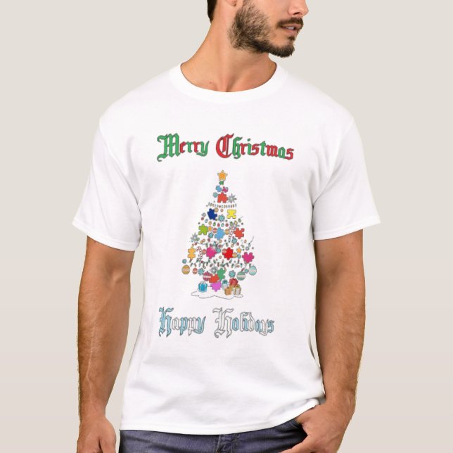 Camiseta Navidades autistas (Anverso)