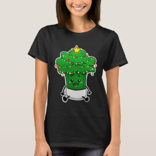 Camiseta Navidades Baby Broccoli Vegan Vegetarian Christma