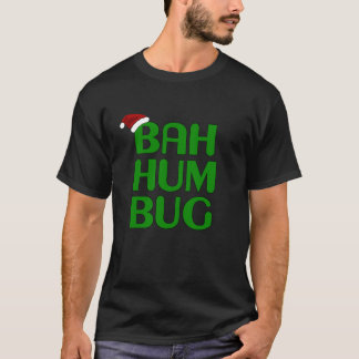 Camiseta Navidades Bah Humbug Art Xmas Humbug Santa Hat