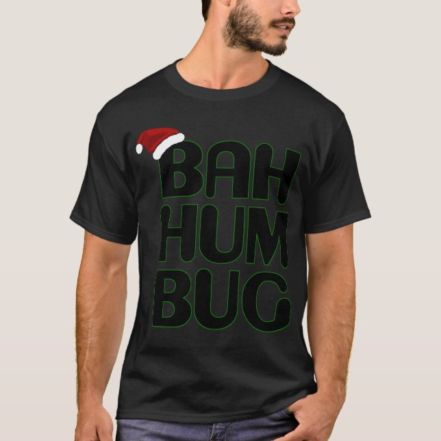 Camiseta Navidades Bah Humbug Sweatshirt-Xmas Humbug Santa (Anverso)