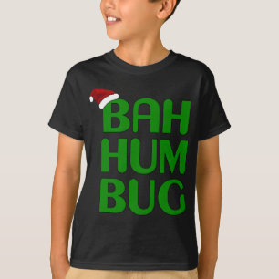 Camiseta Navidades Bah Humbug Xmas Humbug Santa Hat
