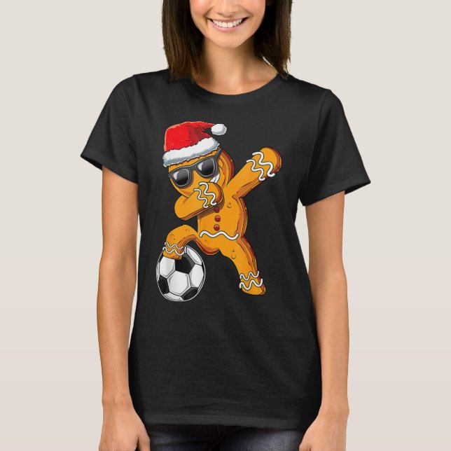 Camiseta Navidades bailando pan de jengibre (Anverso)