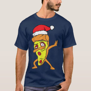 Camiseta Navidades bailarines Dabbing Dab Pizza Slice 23944
