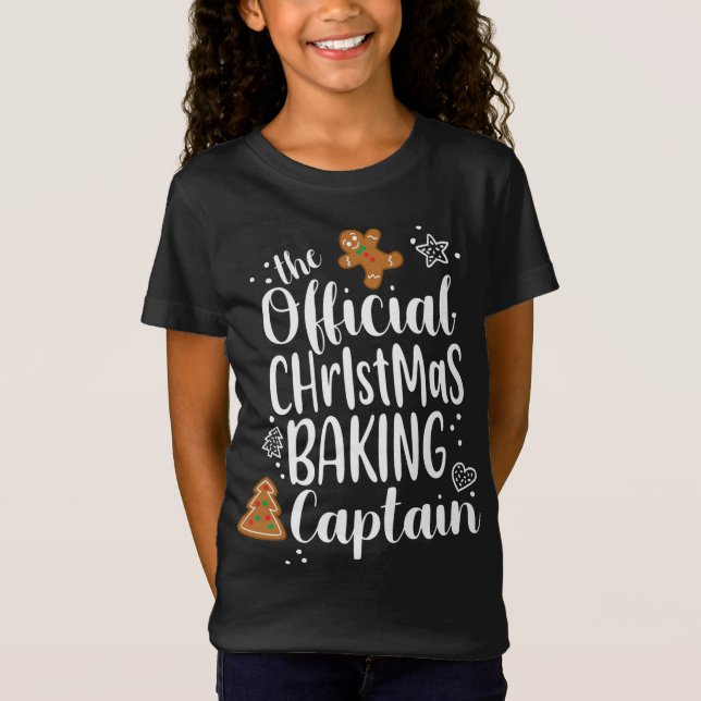 Camiseta Navidades Baking Gingerbread Cookie Captain Team C (Anverso)