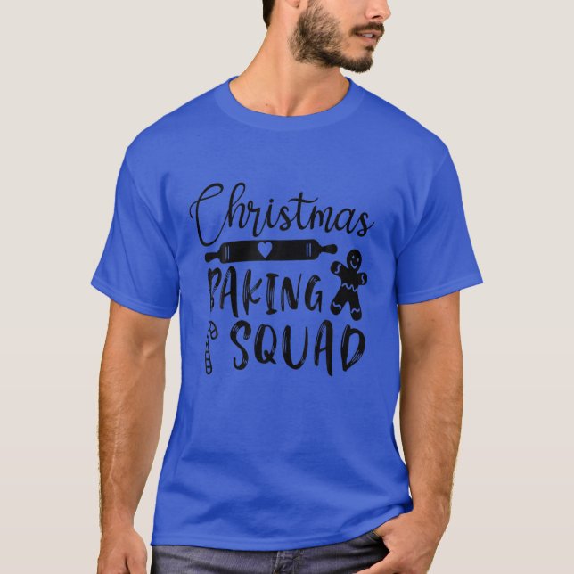 Camiseta Navidades Baking Squad, Cookie Baking Funny Ginger (Anverso)