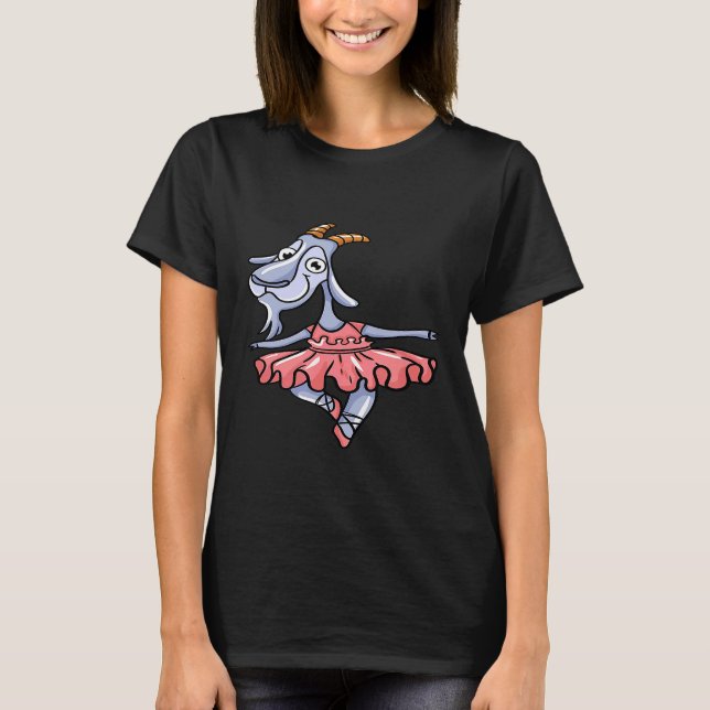 Camiseta Navidades Ballet Ballerina Bailarina Goat (Anverso)