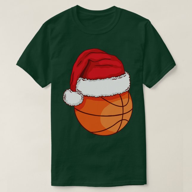 Camiseta Navidades Baloncesto Deporte Ejercicio Ball (Diseño del anverso)