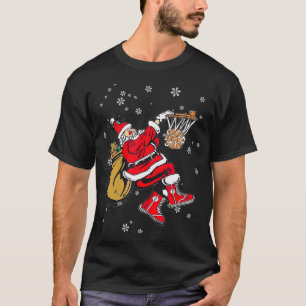 Camiseta Navidades Baloncesto Pajamas Santa Claus Slam Dunk
