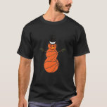 Camiseta Navidades Baloncesto Snowman - Básquetbol Christma<br><div class="desc">Navidades Baloncesto Snowman - Navidades de baloncesto</div>