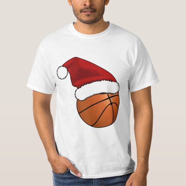 Camiseta Navidades Baloncesto y Hoop (Anverso)