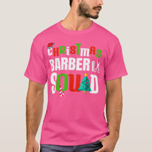 Camiseta Navidades Barber Squad Xmas Funny Hairdresser