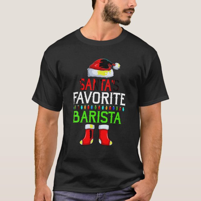 Camiseta Navidades baristas favoritos de Navidad (Anverso)