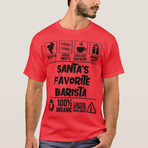 Camiseta Navidades baristas favoritos de Santax27