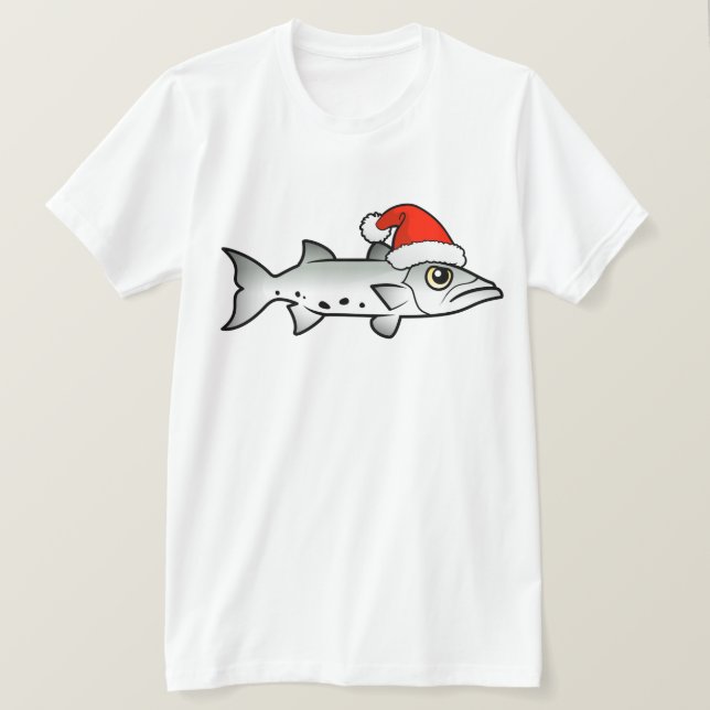 Camiseta Navidades Barracuda Santa (Anverso del diseño)