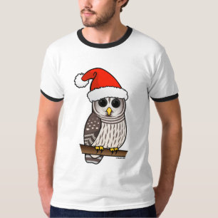Camiseta Navidades Barred Owl Santa
