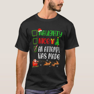 Camiseta Navidades Bastante Tonto Y Se Hizo Un Intento Grac