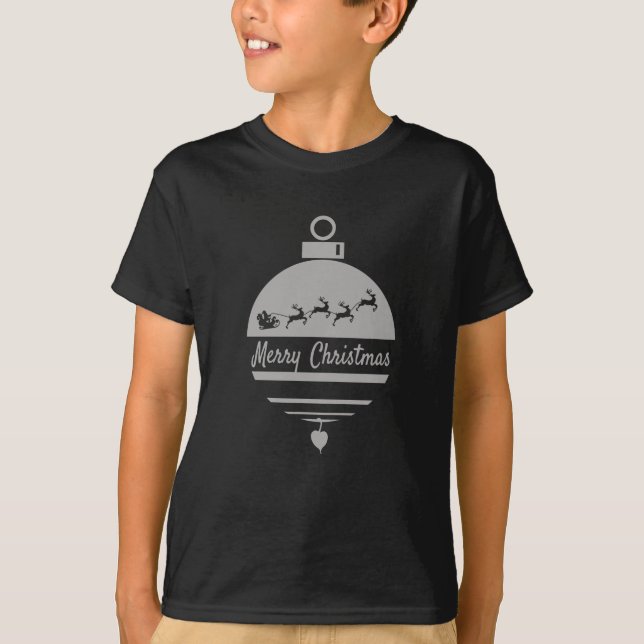 Camiseta Navidades bauble Feliz Navidad (Anverso)