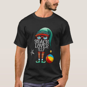 Camiseta Navidades Beach Lover Elf Matching Family
