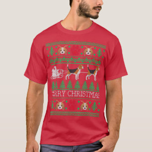 Camiseta Navidades Beagle Dog Amantes Beagle 
