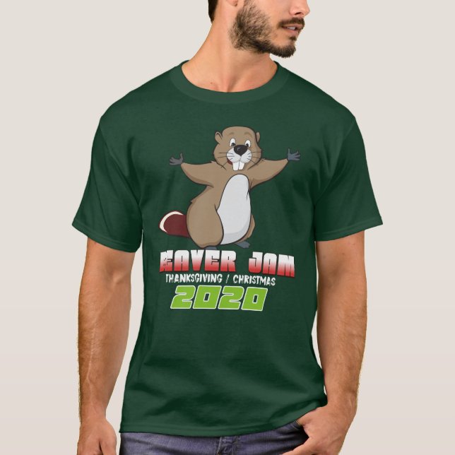Camiseta Navidades Beaver Jam 2020 (Anverso)