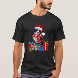 Camiseta Navidades Bernese Mountain Dog Xmas Encende Santa 