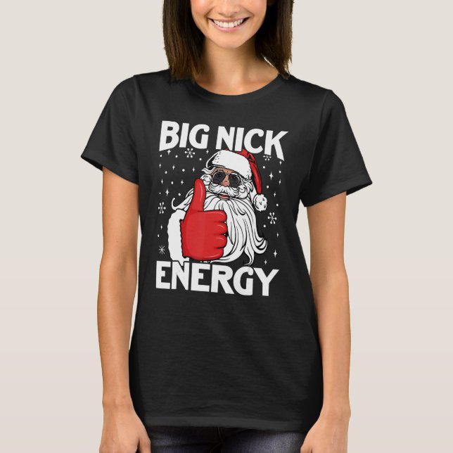 Camiseta Navidades Big Nick Energy Santa (Anverso)