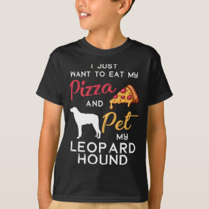 Camiseta Navidades Birt, amante de Leopard Hound Dog Pizza