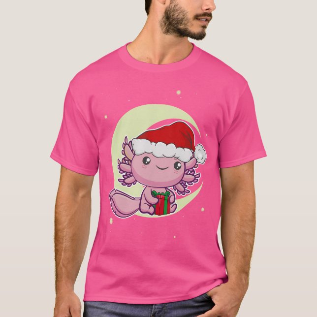 Camiseta Navidades blancos rosados de Kawaii llegan a Méxic (Anverso)