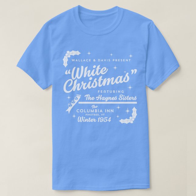 Camiseta Navidades blancos y WH TShirt (Diseño del anverso)