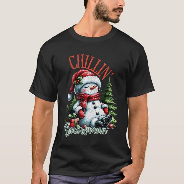 Camiseta Navidades Bliss Snowman Appartal (Anverso)