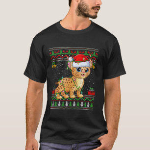 Camiseta Navidades Bobcat Encenden Navidad Santa Ugly Sweat