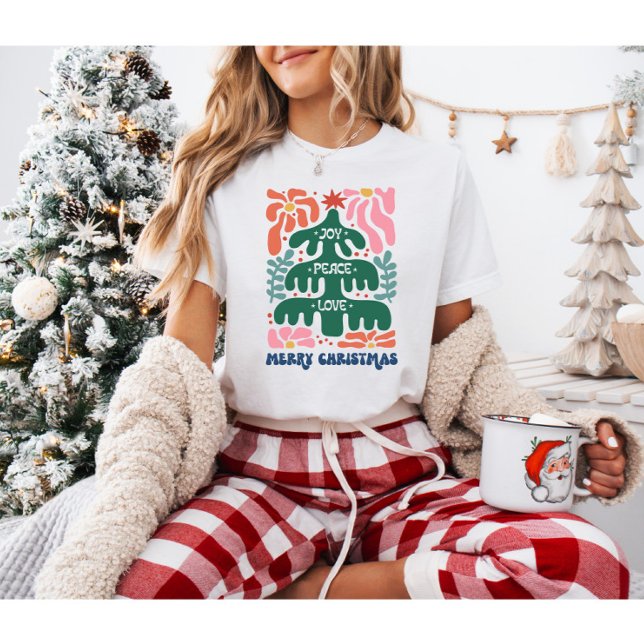 Camiseta Navidades Boho Alegran la Paz Amor (Subido por el creador)