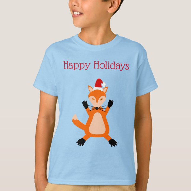 Camiseta Navidades breves Fox Personalizado (Anverso)
