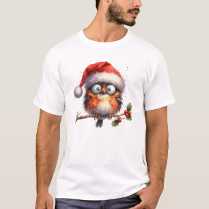 Camiseta Navidades brillantes Robin