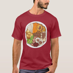 Camiseta Navidades británicos cenan Fiesta festivo de Turqu