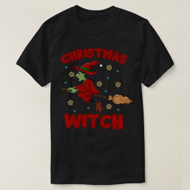 Camiseta Navidades Bruja Bruja Bruja Bruja Bruja Cristo (Diseño del anverso)