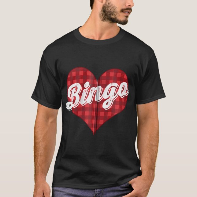 Camiseta Navidades Búfalo Jugado me encanta regalo de Bingo (Anverso)