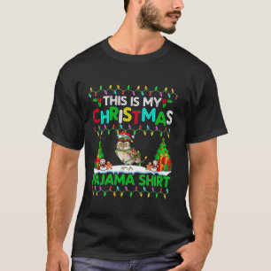 Camiseta Navidades búlgaros Navidad Santa Hat Pajama Shirt 