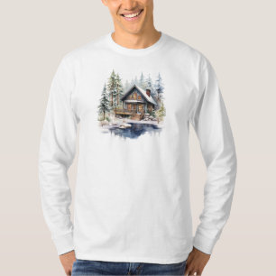 Camiseta Navidades Cabin Long Sleeve T-Shirt
