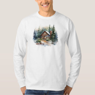 Camiseta Navidades Cabin Long Sleeve T-Shirt