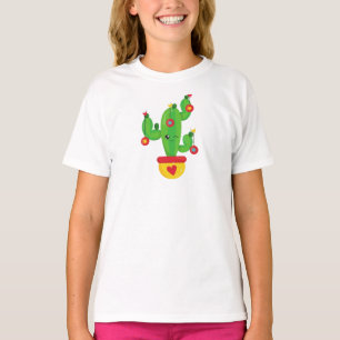 Camiseta Navidades Cactus, Cactus Cute, Ornamentos de Navid