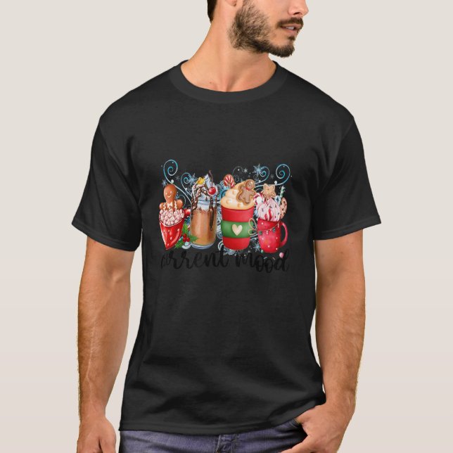 Camiseta Navidades Café Bebida Iced Latte Actual Mood Cos (Anverso)
