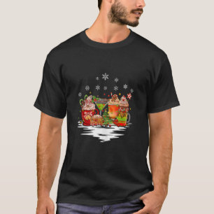 Camiseta Navidades Café Iced Latte Caffeine Coffee Lover