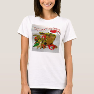 Camiseta navidades cajun de santas