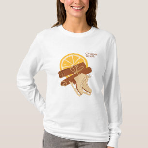 Camiseta Navidades Calentadores Cinnamon y Patines De Hielo