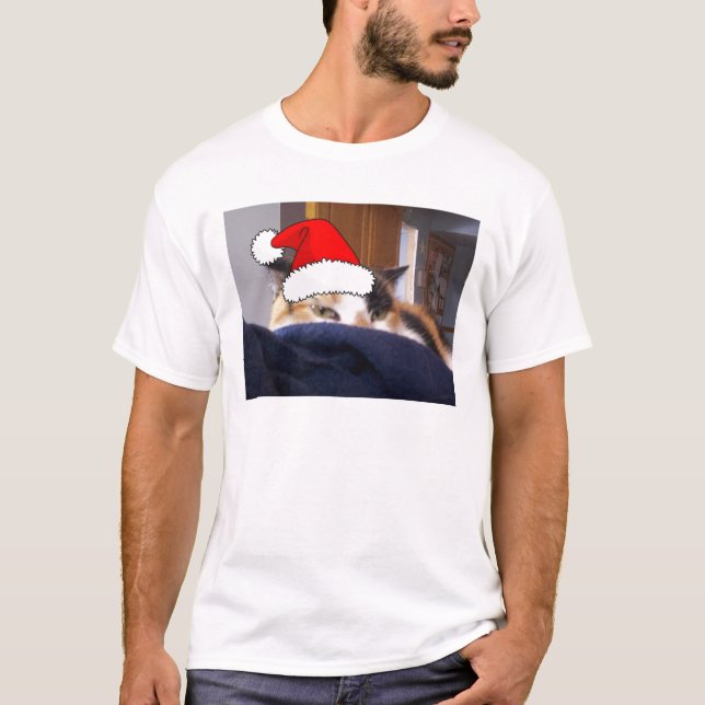 Camiseta Navidades Calico Cat (Anverso)