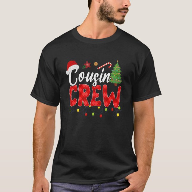 Camiseta Navidades Camisas de la Tripulación de Primos Fami (Anverso)