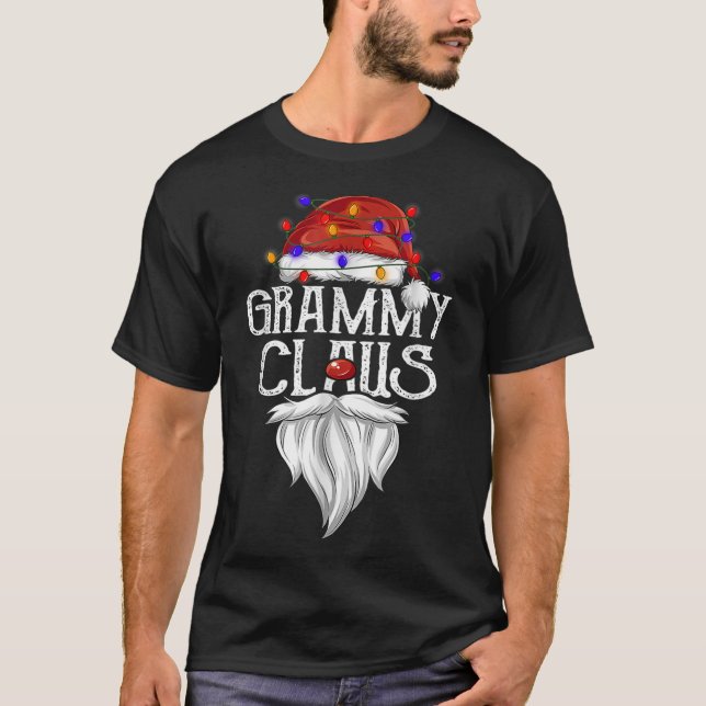 Camiseta Navidades Camisas Grammy Claus Pajama F (Anverso)