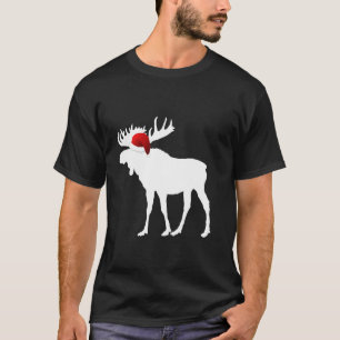 Camiseta Navidades Camisas Pajama Navidades Moose T Shirt